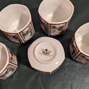 Antique tea cups